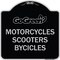 Signmission Go Green Go Green Motorcycles Scooters Bicycles Heavy-Gauge Aluminum Sign, 18" x 18", BS-1818-23934 A-DES-BS-1818-23934 - alternate 1